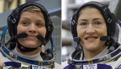 За пръв път НАСА праща две жени заедно в открития космос