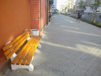 Пейки и жива ограда на улица „Кирил и Методий“
