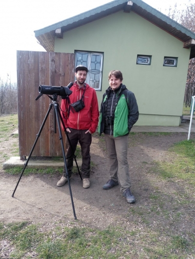 Укритието за наблюдение на птици на Атанасовско езеро посрещна първите туристи