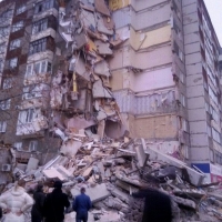 Взрив срина 9 eтажа от блок в Русия