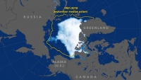 Ледът в Арктика достигна своя минимум