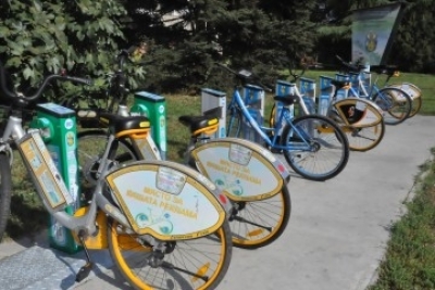 Общината постави нови стоянки за електрически велосипеди под наем