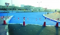 Катар строи шосета със син асфалт