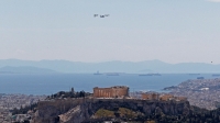Гръцки Ф-16 падна в морето край Халкидики, пилотът е катапултирал