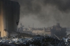 Месец след голямата експлозия: Пожар избухна в района на пристанището в Бейрут