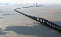 Най-дългият морски мост в света бе открит в Китай