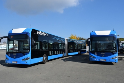 Новите електробуси вече возят пътници