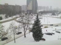 Радост в Бургас, заваля сняг!