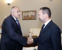 Бойко Борисов се срещна с управителя на Централната банка на Гърция Янис Стурнарас