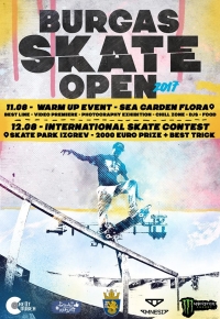 Burgas Skate Open 2017 ще бъде луда надпревара с фестивална атмосфера