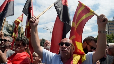 Многохиляден протест в Скопие заради цената на тока