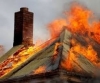 Къща изгоря напълно в средецко село