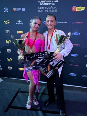 Кристиян Дончев и Мартина Кондаклиева от КСТ"Бургас 1975" завоюваха 5-то място в света на WORLD CHAMPIONSHIP JUNIOR II LATIN