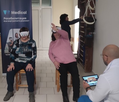 За първи път у нас - в УМБАЛ Бургас раздвижват пациенти с помощта на виртуална реалност