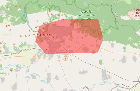 Активираха BG-Alert заради огромен пожар край Сливен